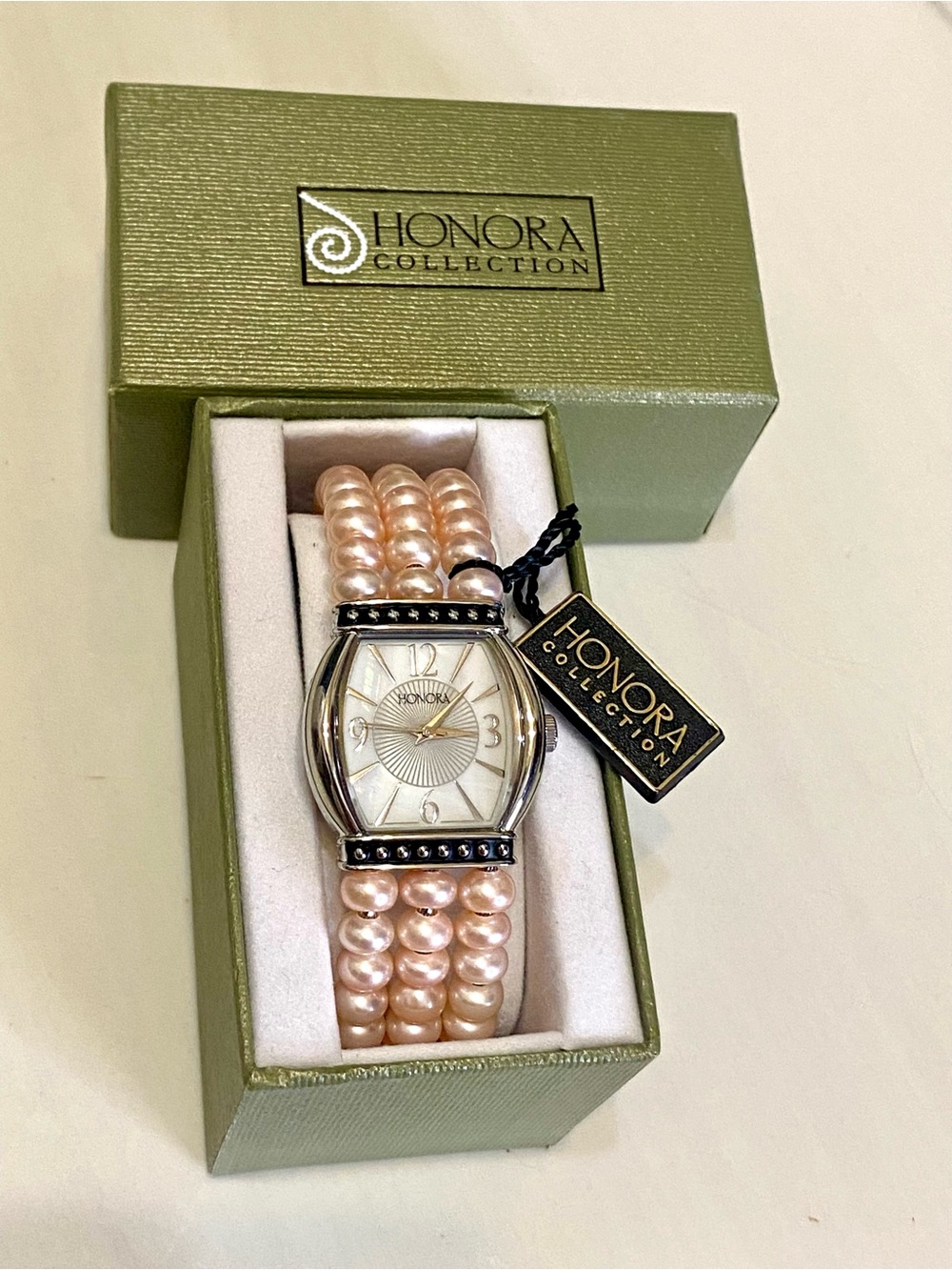 Honora Pink Freshwater Pearl Watch Bracelet